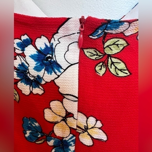 PLUS Size 3X Sleeveless Floral Red & White Summer Maxi Sundress, BNWT - Picture 8 of 13